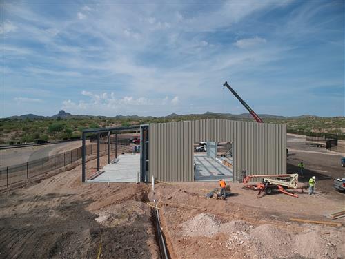 bus yard construction 